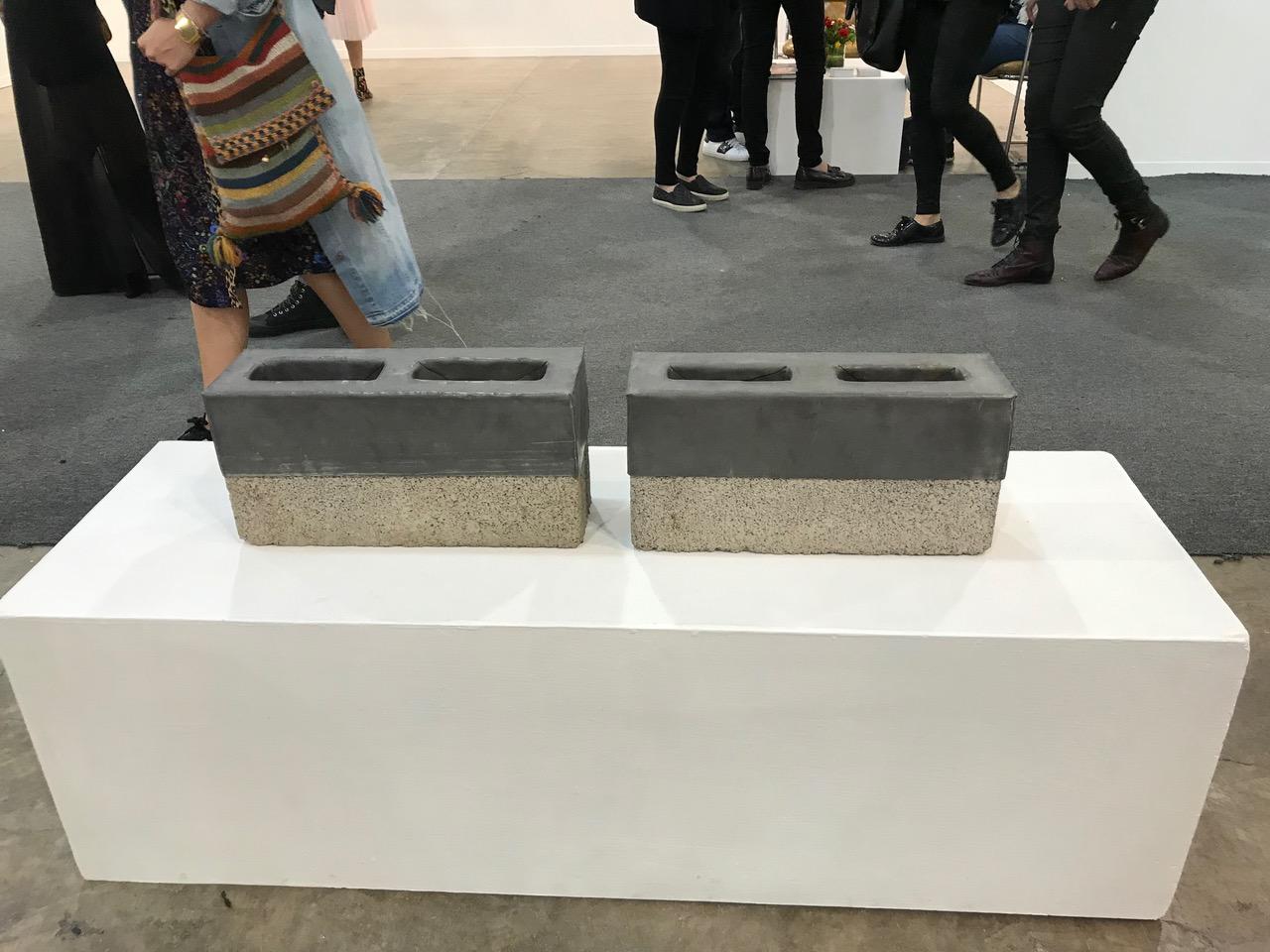 Ash and lead blocks. 
Piece made of 3 blocks 
Exhibited at the International Art Fair, Zona Maco 2019 in Mexico City.
Exhibited at Mana Contemporary at Jersey City, New Jersey in 2018. 
