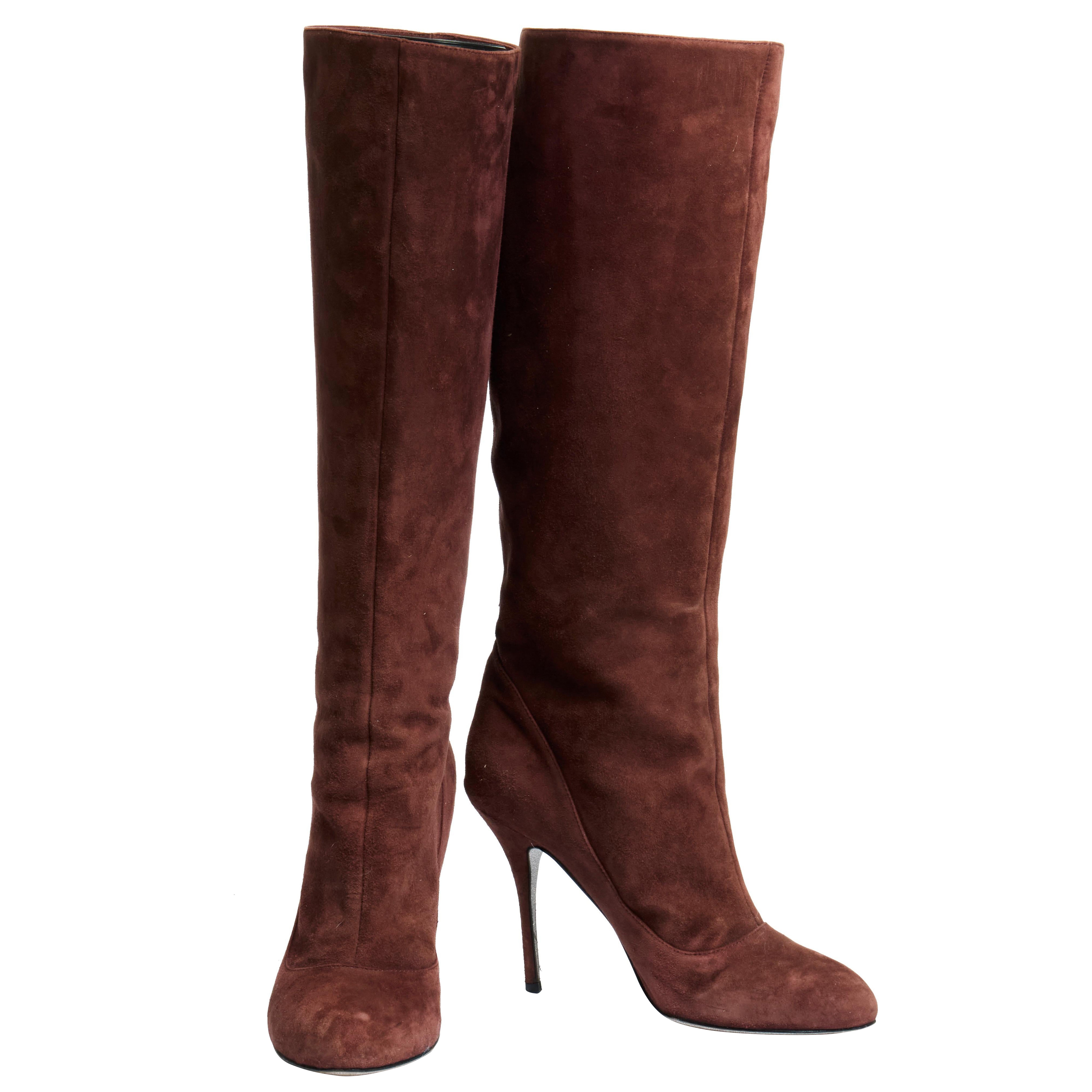 Alberto Moretti "Shine Bright" Knee-High Stiletto Boots FW18 Collectional (IT 39) en vente