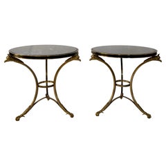 Alberto Orlandi Pair of Neoclassical Style Italian Gueridon Tables