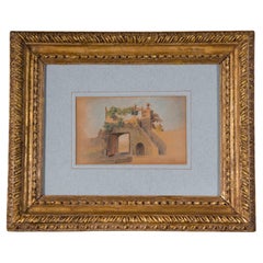 A.Pasini 19th Century Orientalist Italian Signed Watercolor