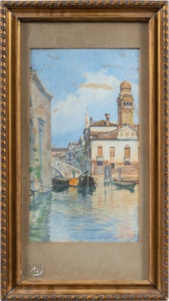 Alberto Prosdocimi (Venetian painter) - late 19th century landscape painting