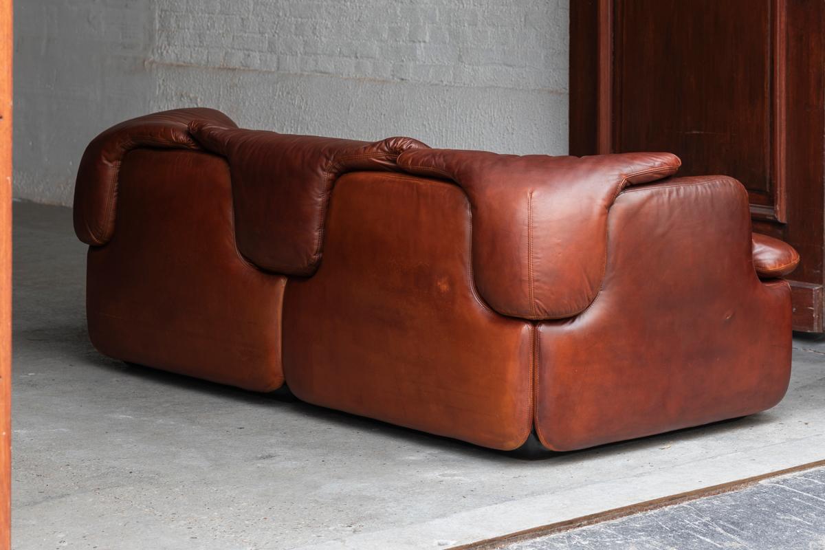 Alberto Rosselli 2-seater sofa ‘Confidential’ for Saporiti, Italy, 1972 11