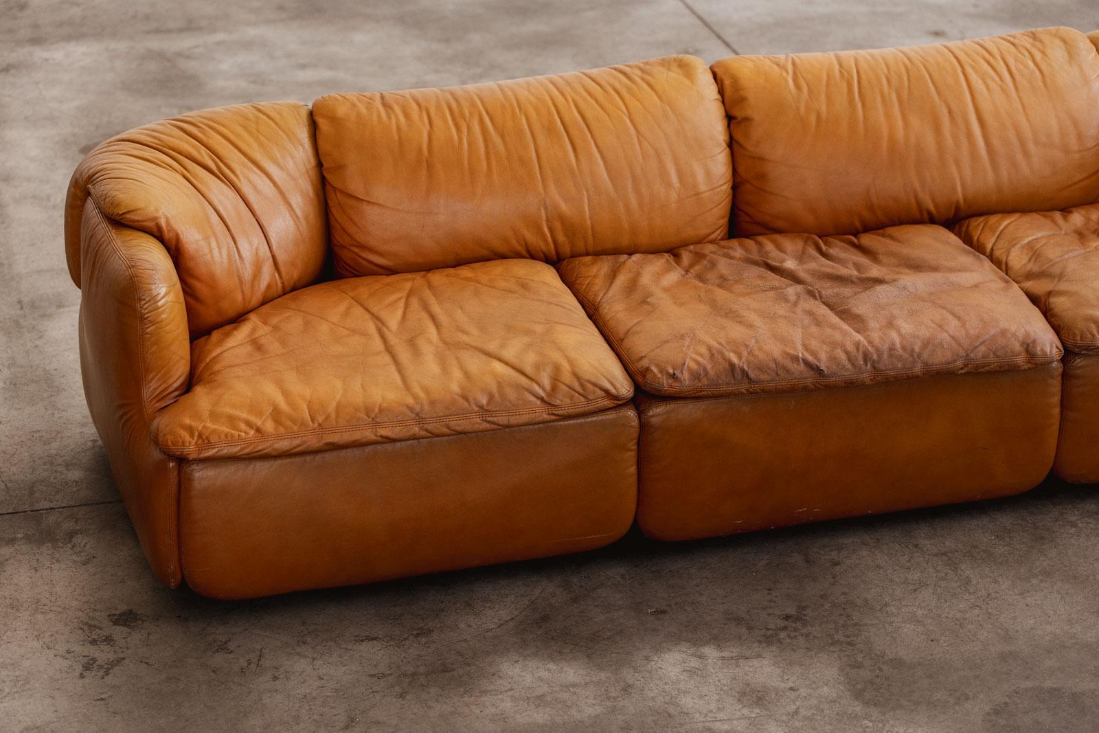 Mid-Century Modern Alberto Rosselli Canapé modulaire 