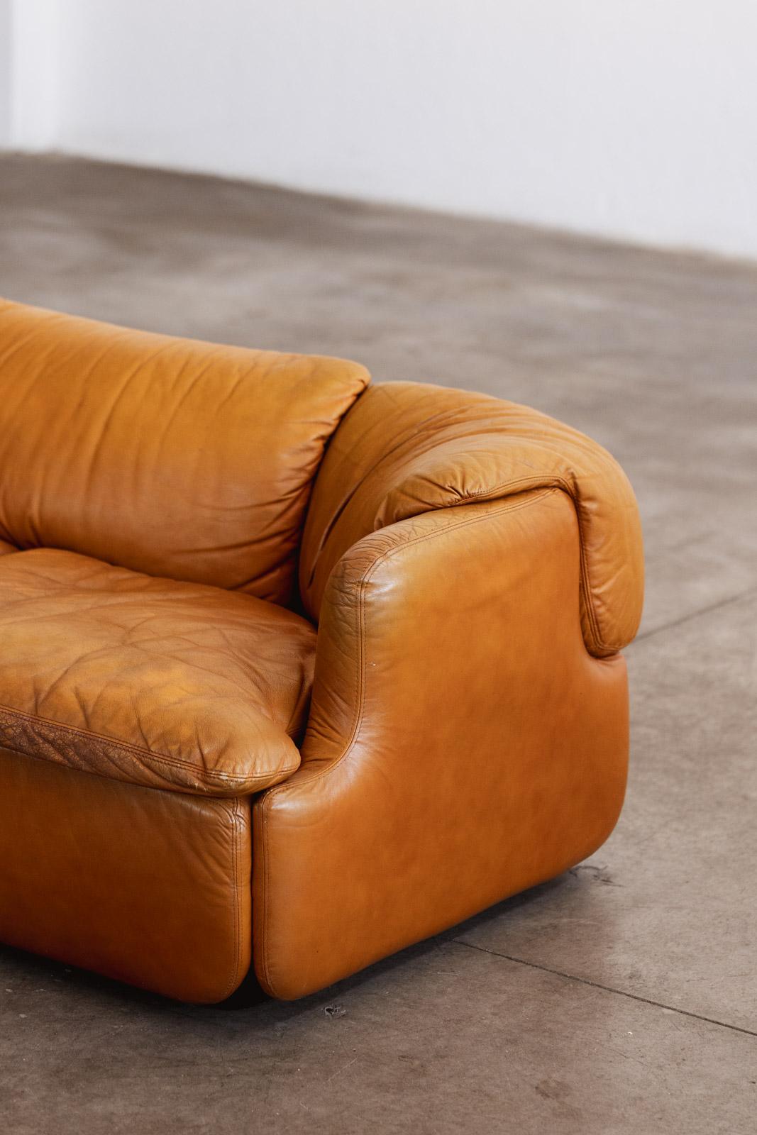 Cuir Alberto Rosselli Canapé modulaire 