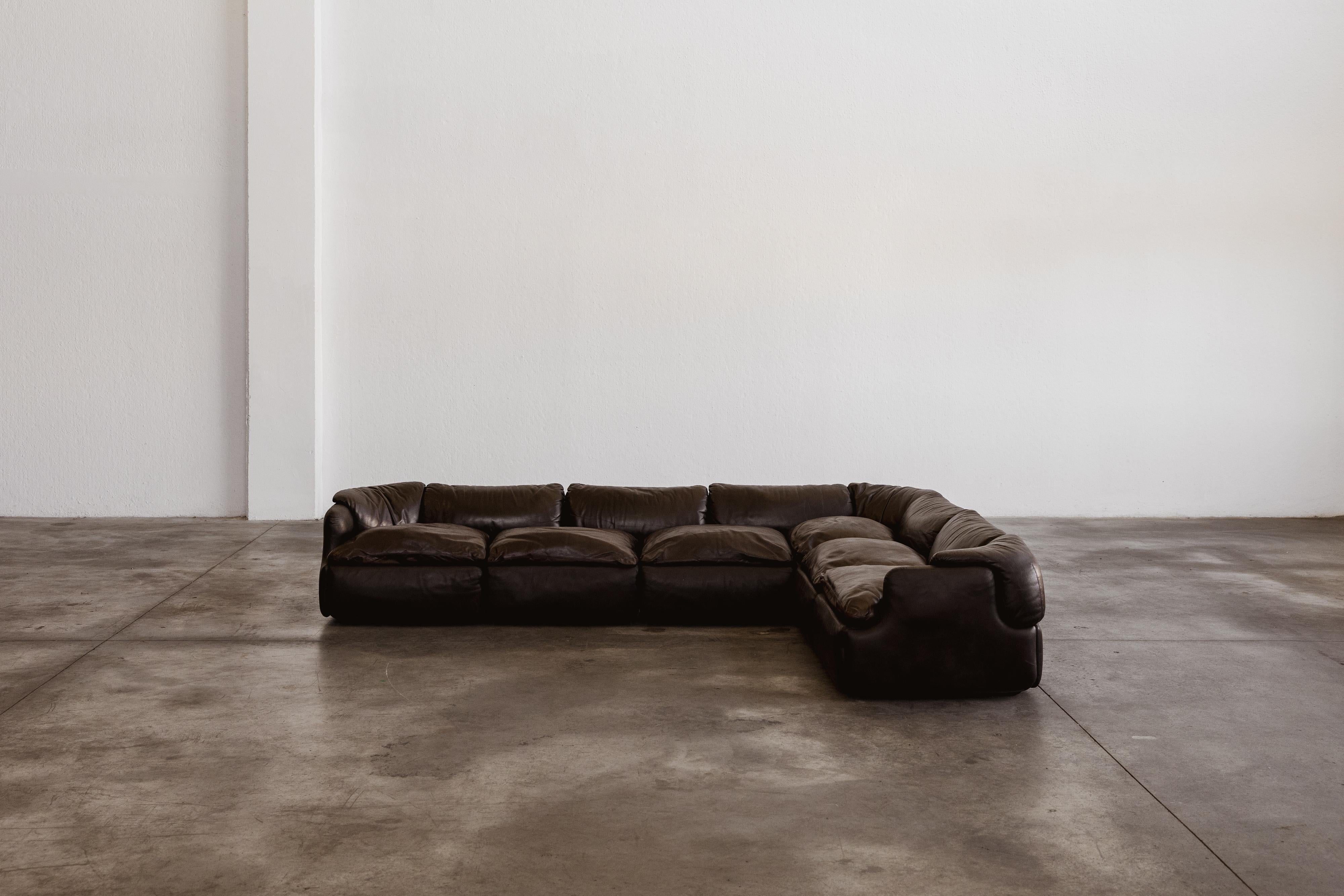 italien Alberto Rosselli Canapé modulaire 