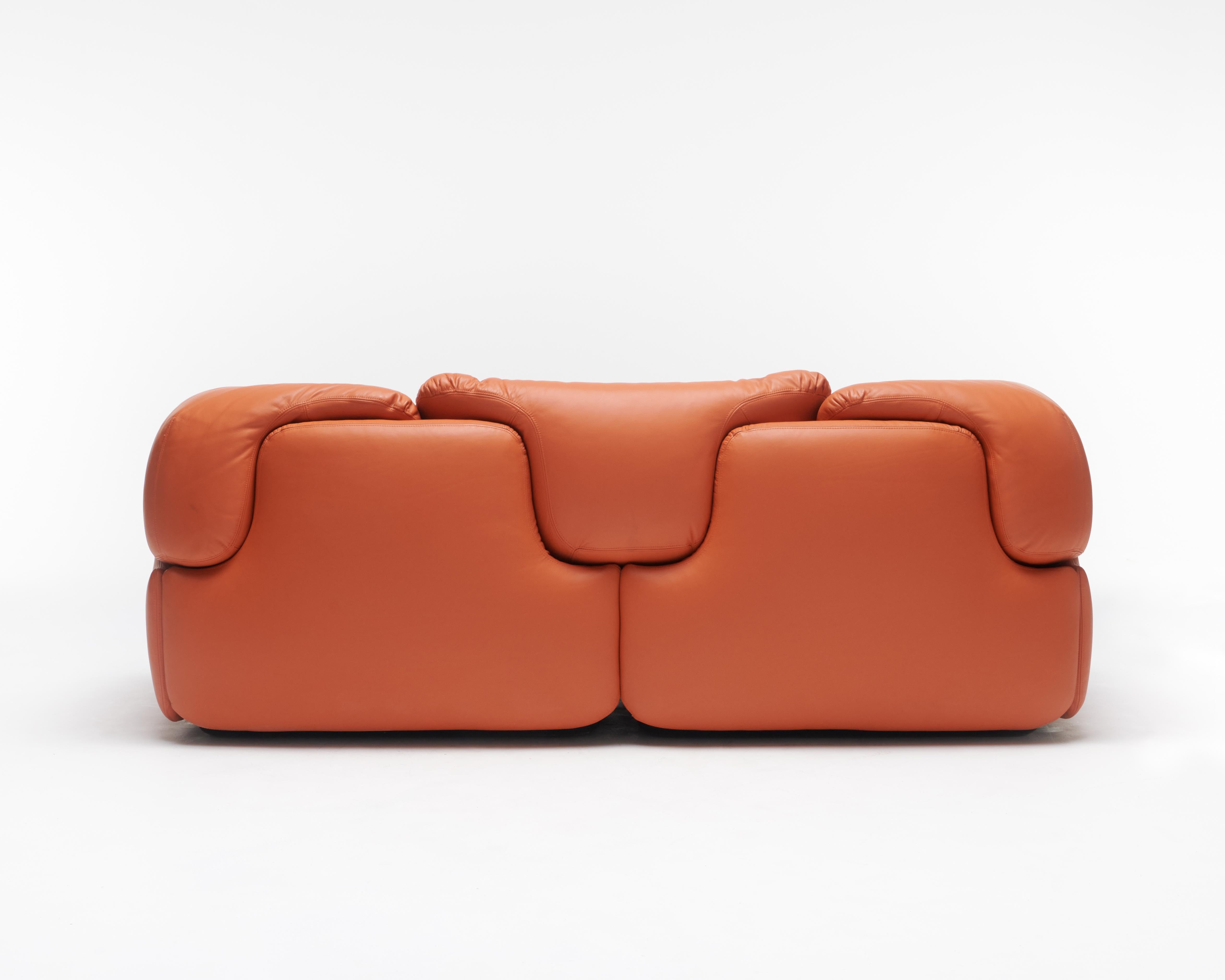 Late 20th Century Alberto Rosselli, ‘Confidential’ Sofa, Saporiti, Italy, 1972 For Sale
