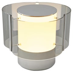 Alberto Rosselli for Fontana Arte Table Lamp in Crystal Glass 