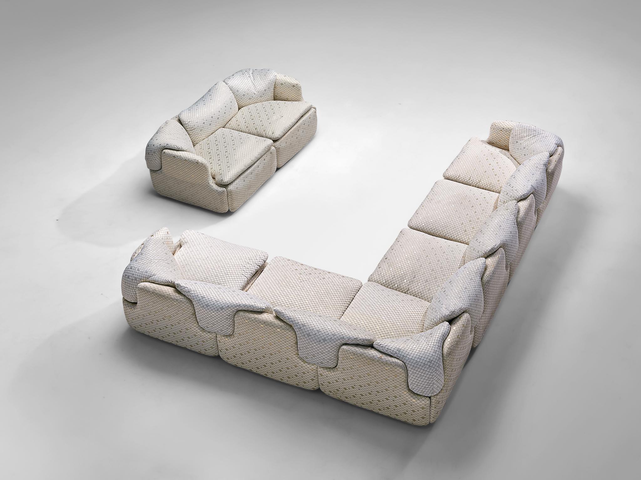 Alberto Rosselli for Saporiti 'Confidential' Corner Sofa 3