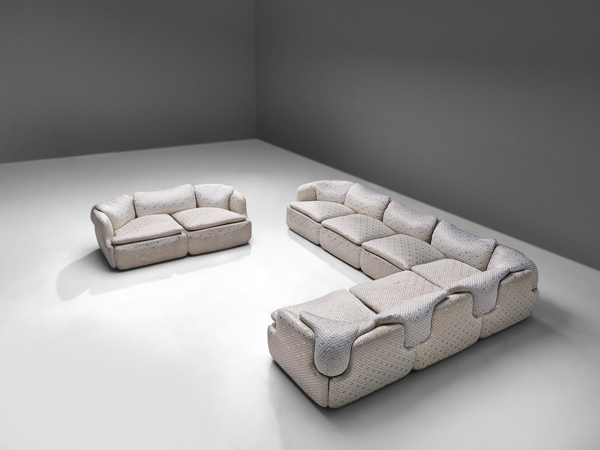 Alberto Rosselli for Saporiti 'Confidential' Corner Sofa 4