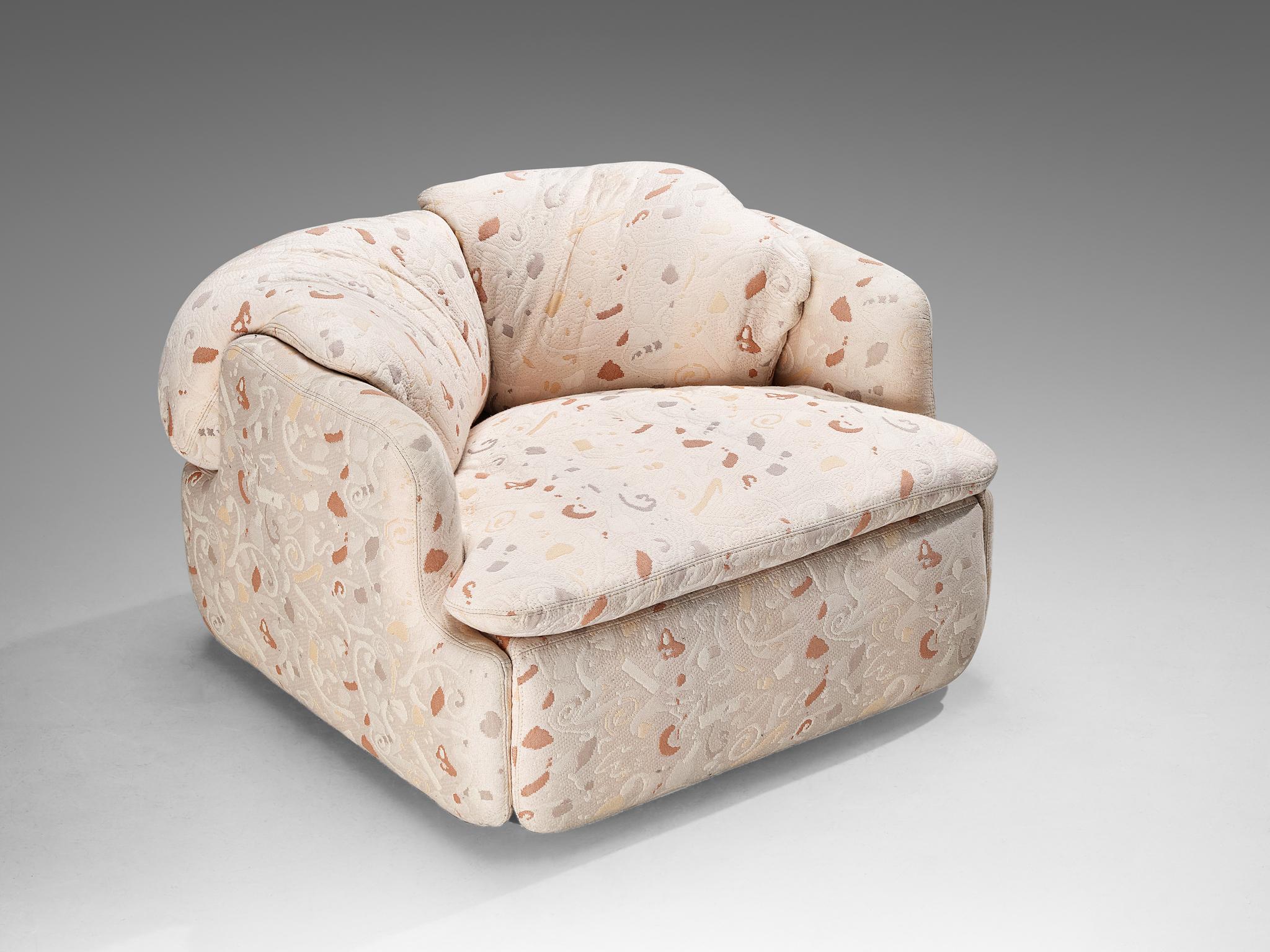 Mid-Century Modern Alberto Rosselli for Saporiti 'Confidential' Lounge Chair 