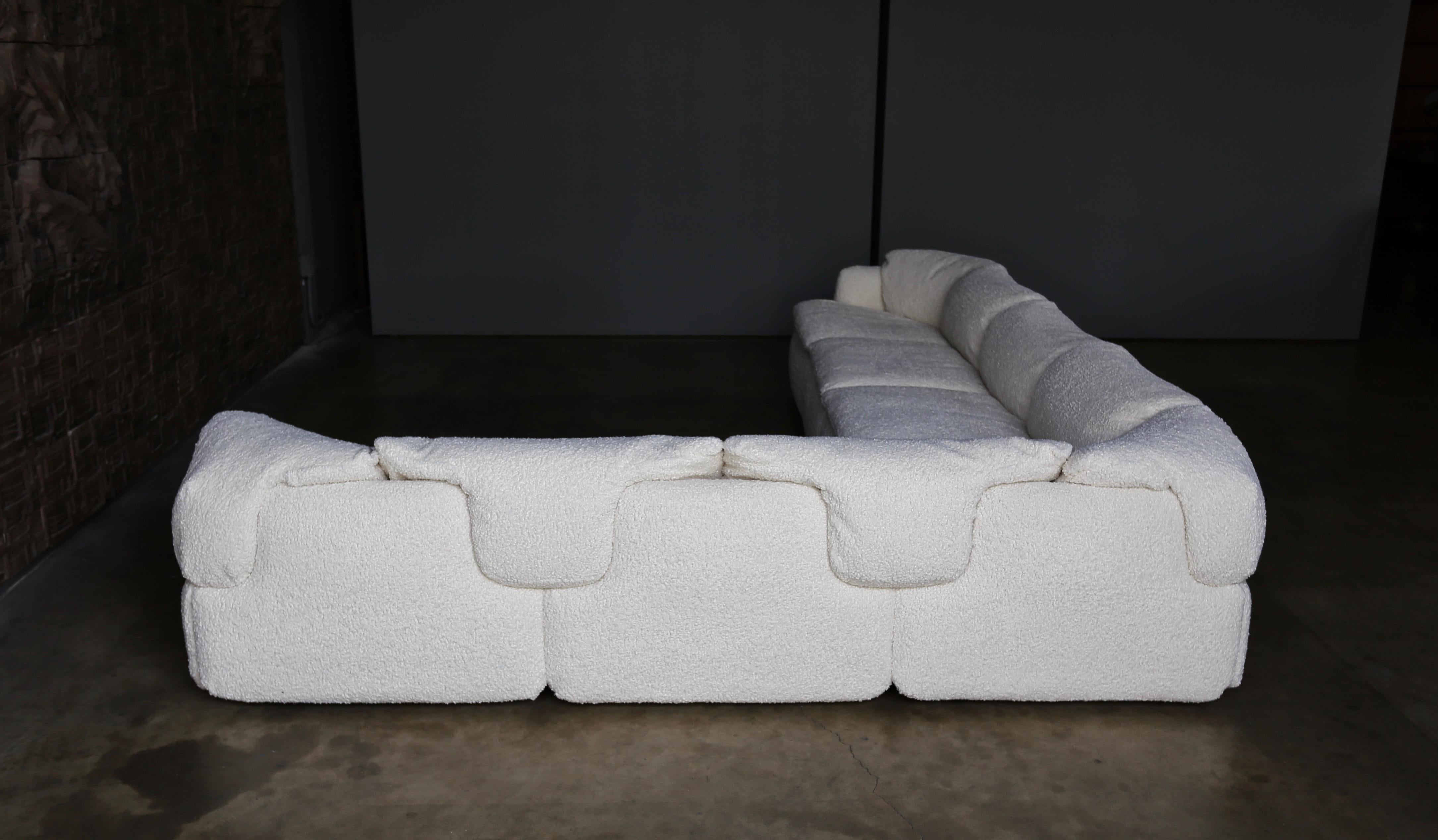 Alberto Rosselli for Saporiti 'Confidential' Sectional Sofa, circa 1972 1