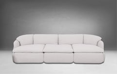 Alberto Rosselli for Saporiti, ‘Confidential’ Sofa and Lounge Chair, Italy 1970s