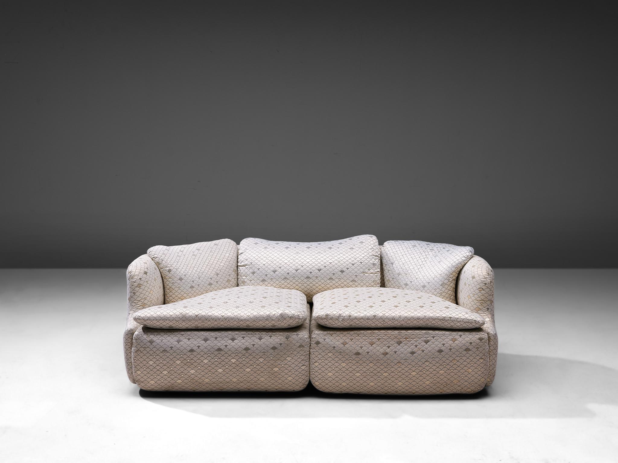 Italian Alberto Rosselli for Saporiti 'Confidential' Sofa  For Sale