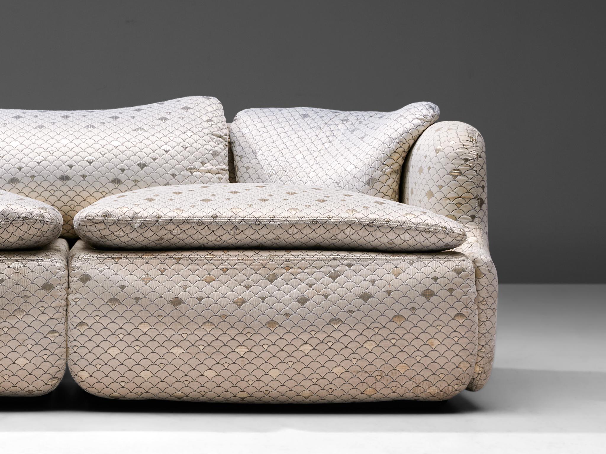 Alberto Rosselli for Saporiti 'Confidential' Sofa  In Good Condition For Sale In Waalwijk, NL