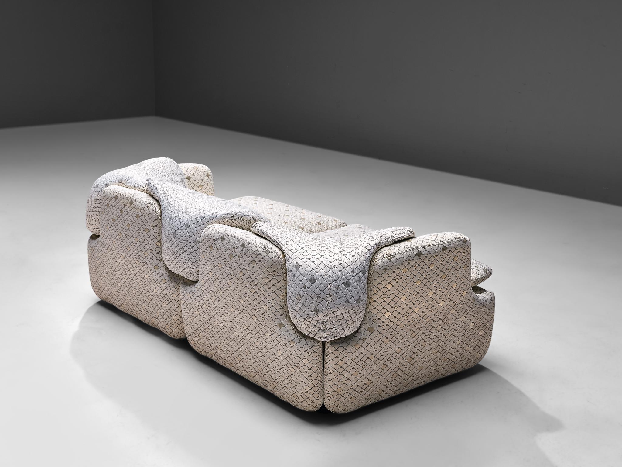 Alberto Rosselli for Saporiti 'Confidential' Sofa In Good Condition In Waalwijk, NL