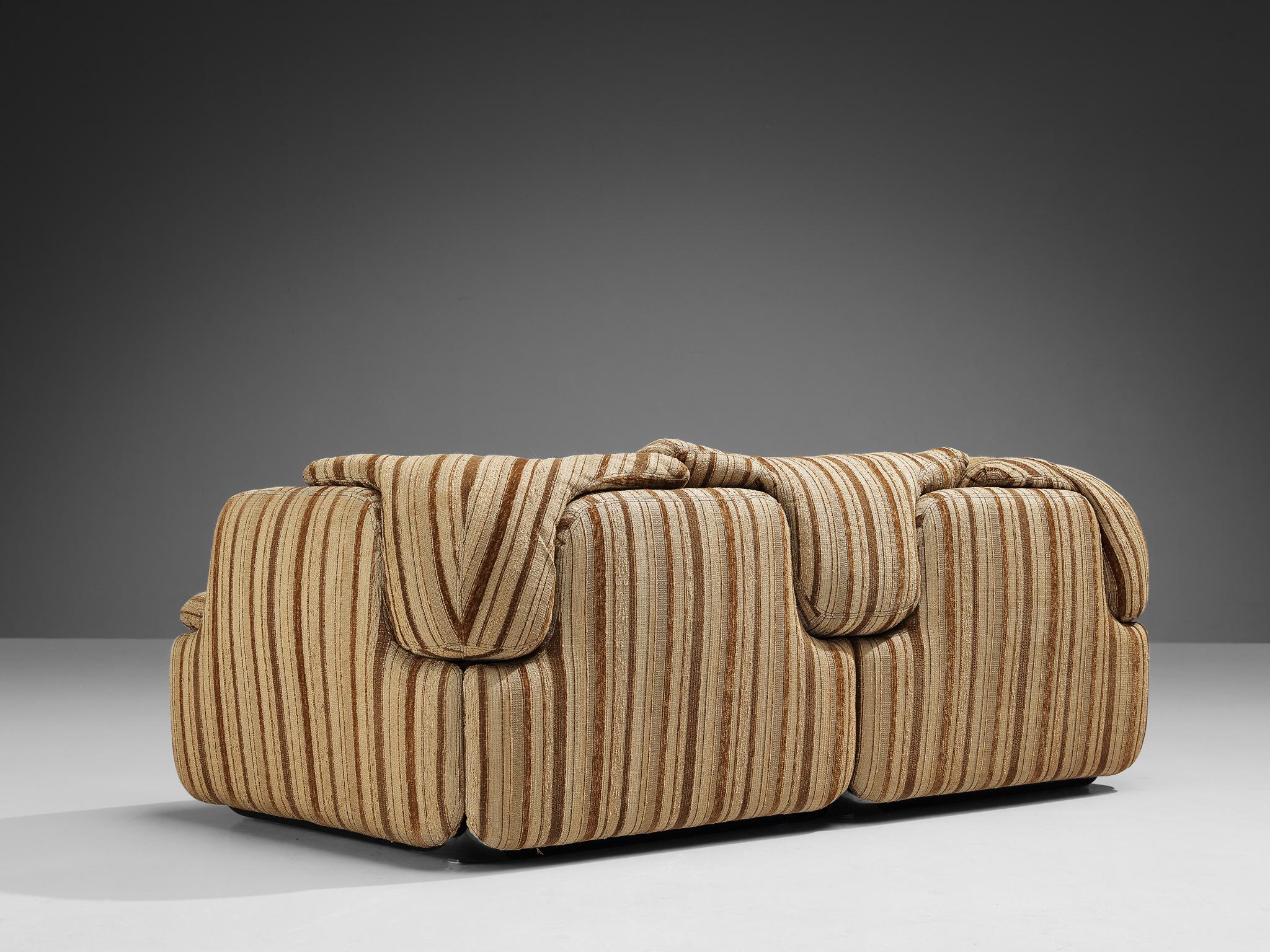Fabric Alberto Rosselli for Saporiti 'Confidential' Sofa For Sale