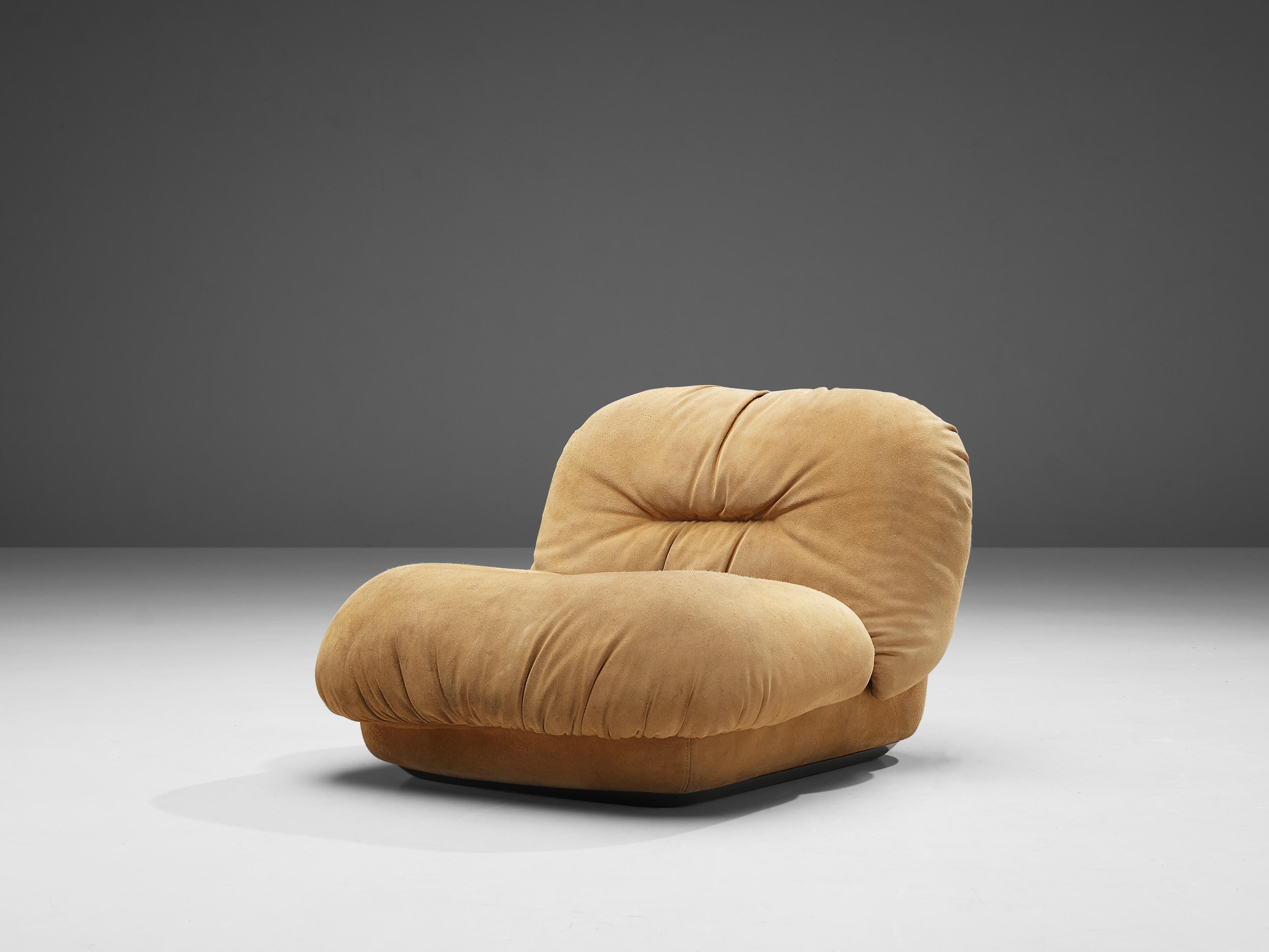 Alberto Rosselli pour Saporiti, chaise longue, cuir, Italie, 1970

Cette chaise longue rappelle la chaise longue 