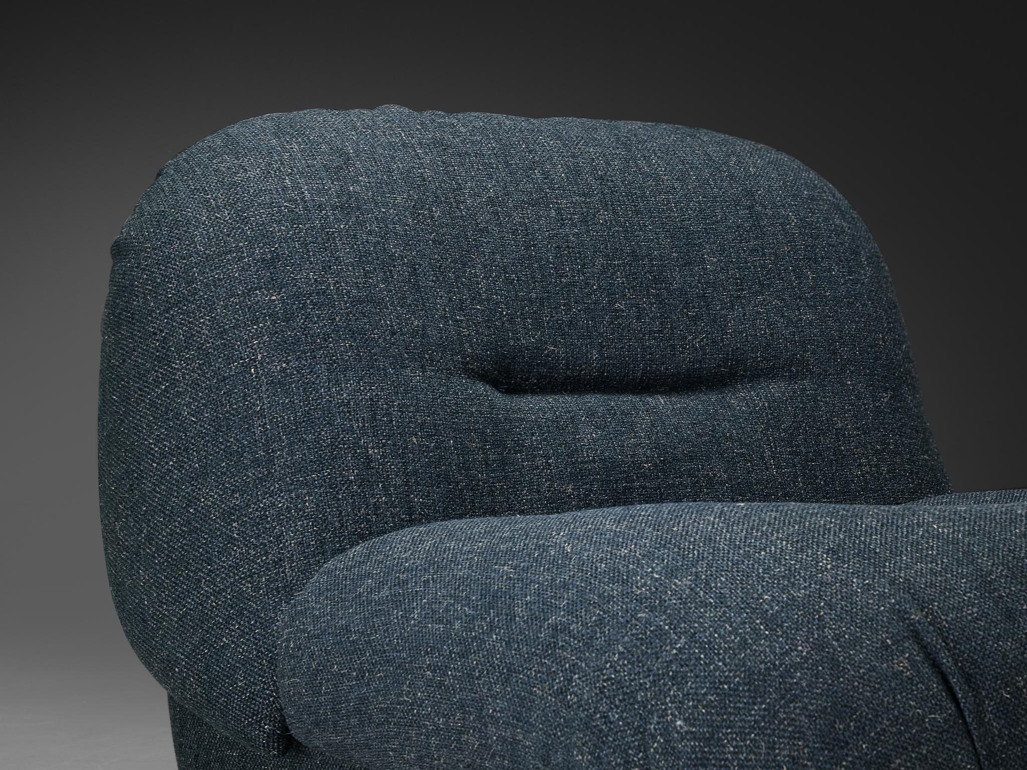 Italian Alberto Rosselli for Saporiti 'Maxijumbo' Lounge Chairs  For Sale