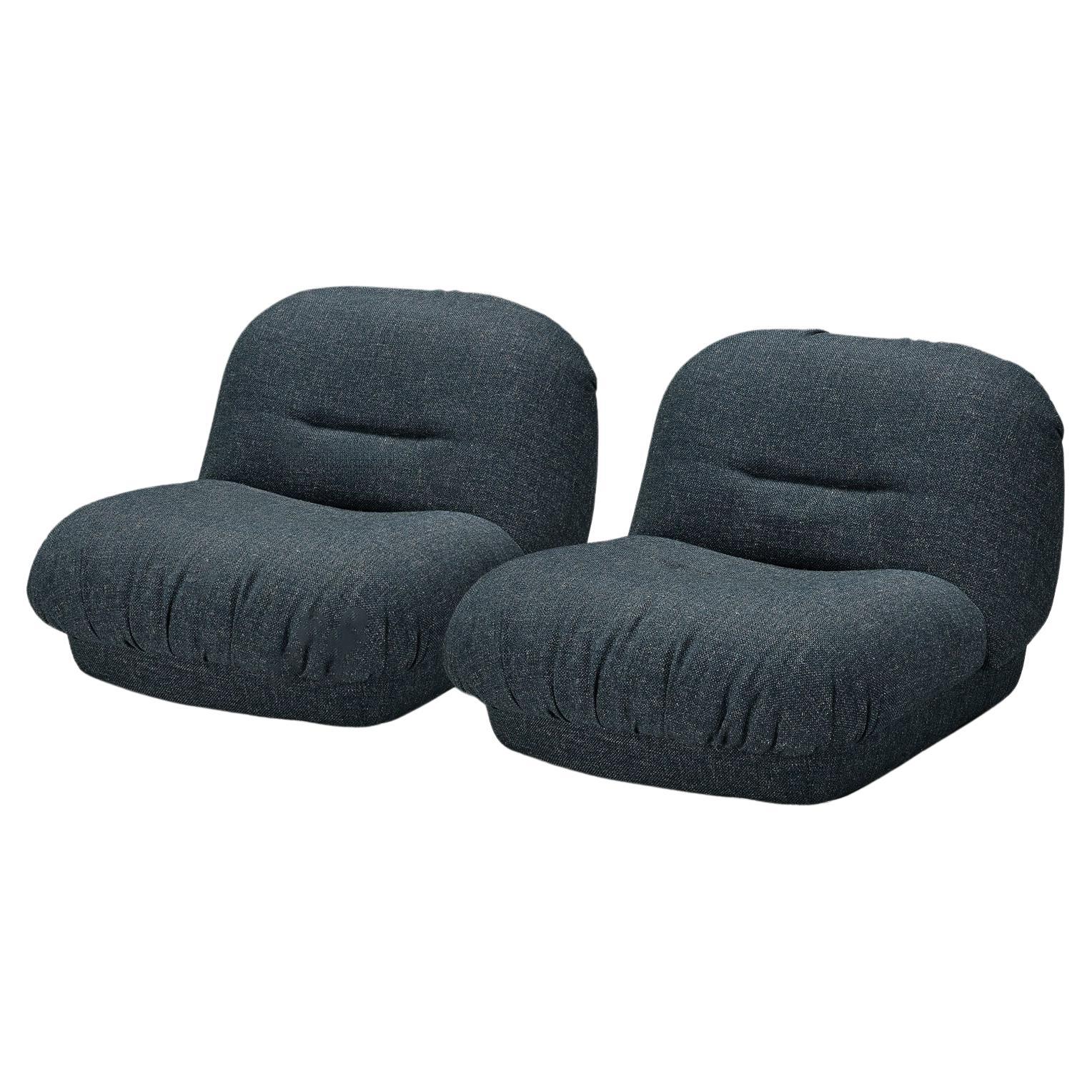Alberto Rosselli for Saporiti 'Maxijumbo' Lounge Chairs  For Sale