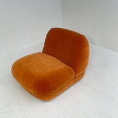 Alberto Rosselli for Saporiti, 'Maxijumbo' lounge chairs, italy, 1970s