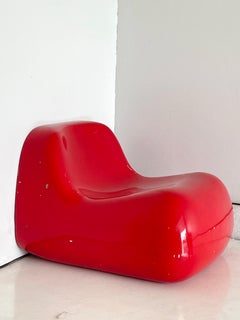 Alberto Rosselli Jumbo Chair, Saporiti, Italy 1968
