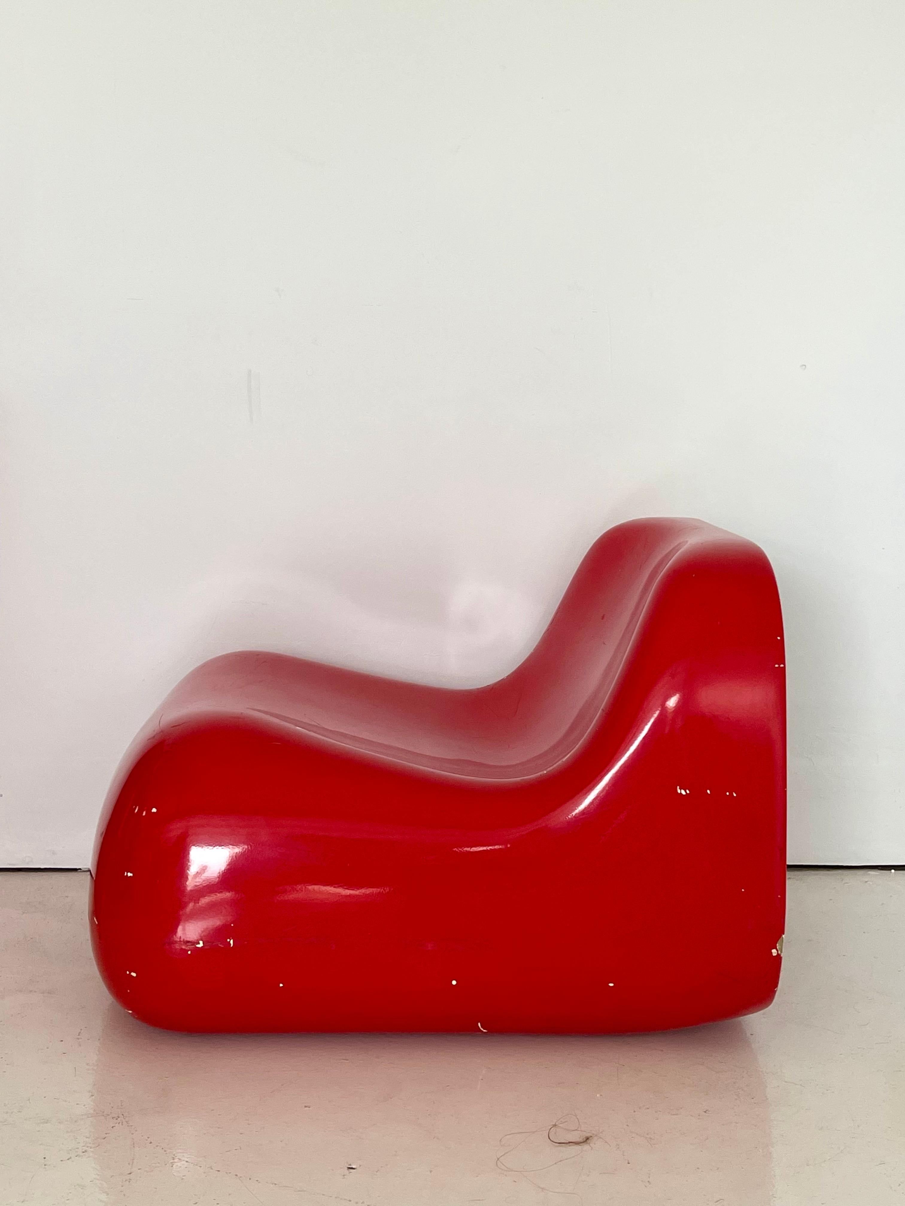 Italian Alberto Rosselli Jumbo Chair, Saporiti, Italy 1968 For Sale