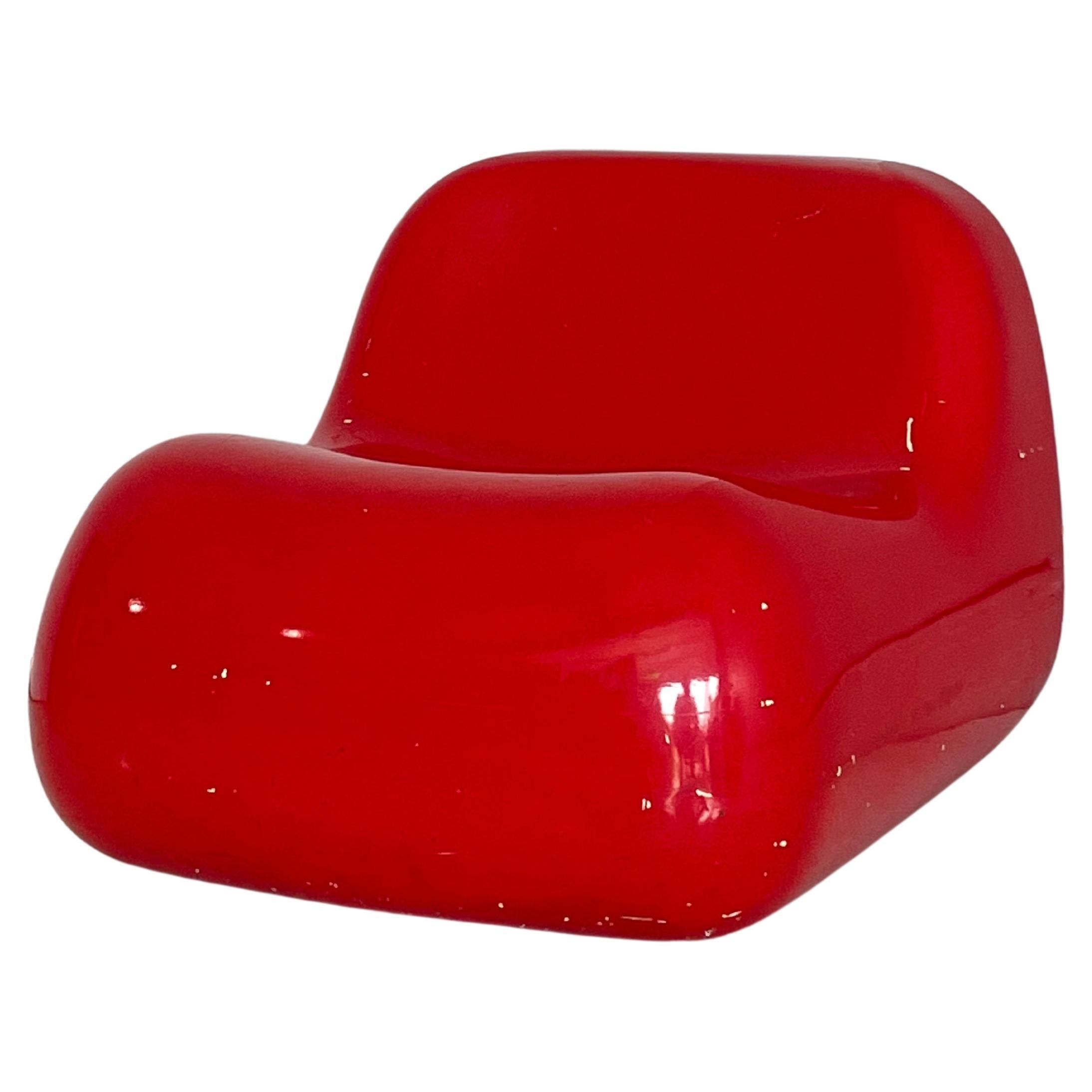 Alberto Rosselli Jumbo Chair, Saporiti, Italy 1968 For Sale