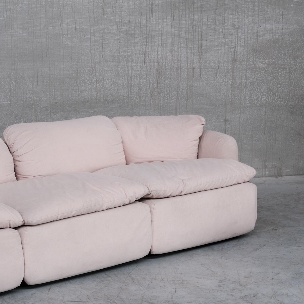 Alberto Rosselli Mid-Century 'Confidential' Three Seater Sofa for Saporiti 6