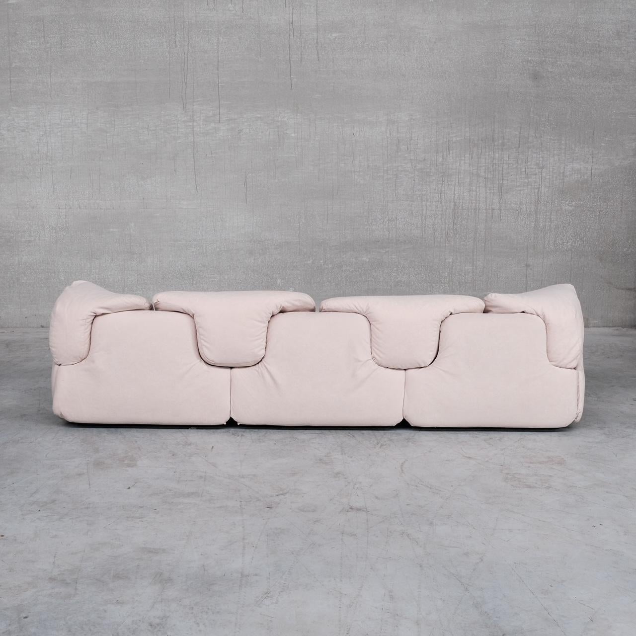 Alberto Rosselli Mid-Century 'Confidential' Three Seater Sofa for Saporiti 7