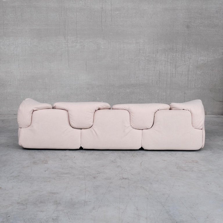 Alberto Rosselli Mid-Century 'Confidential' Three Seater Sofa for Saporiti For Sale 7