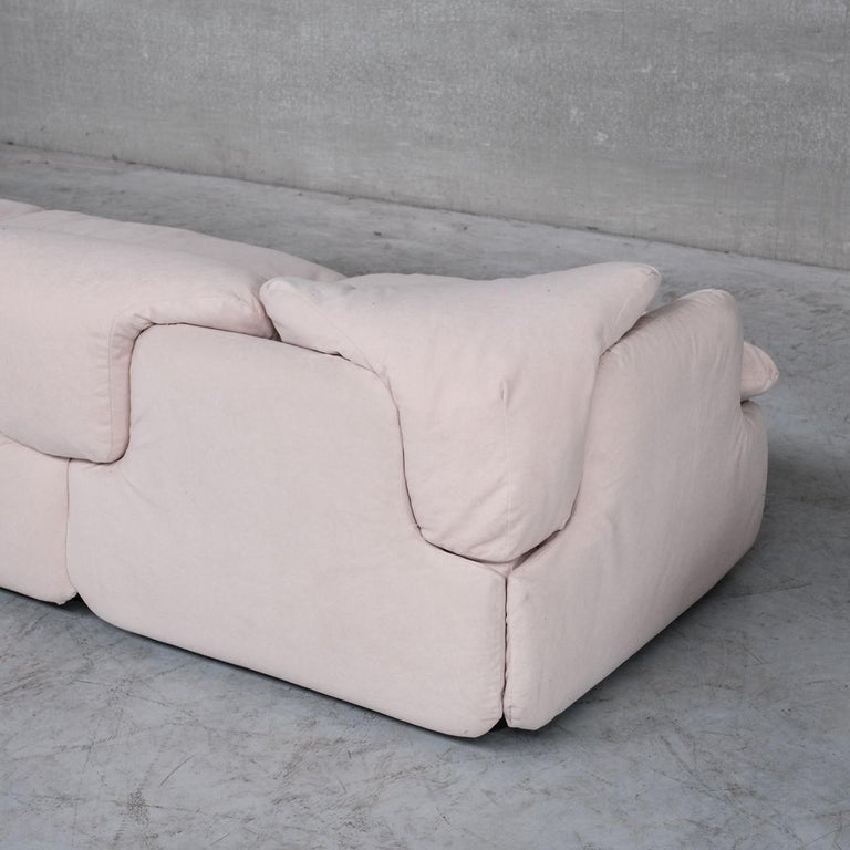 Alberto Rosselli Mid-Century 'Confidential' Three Seater Sofa for Saporiti For Sale 8