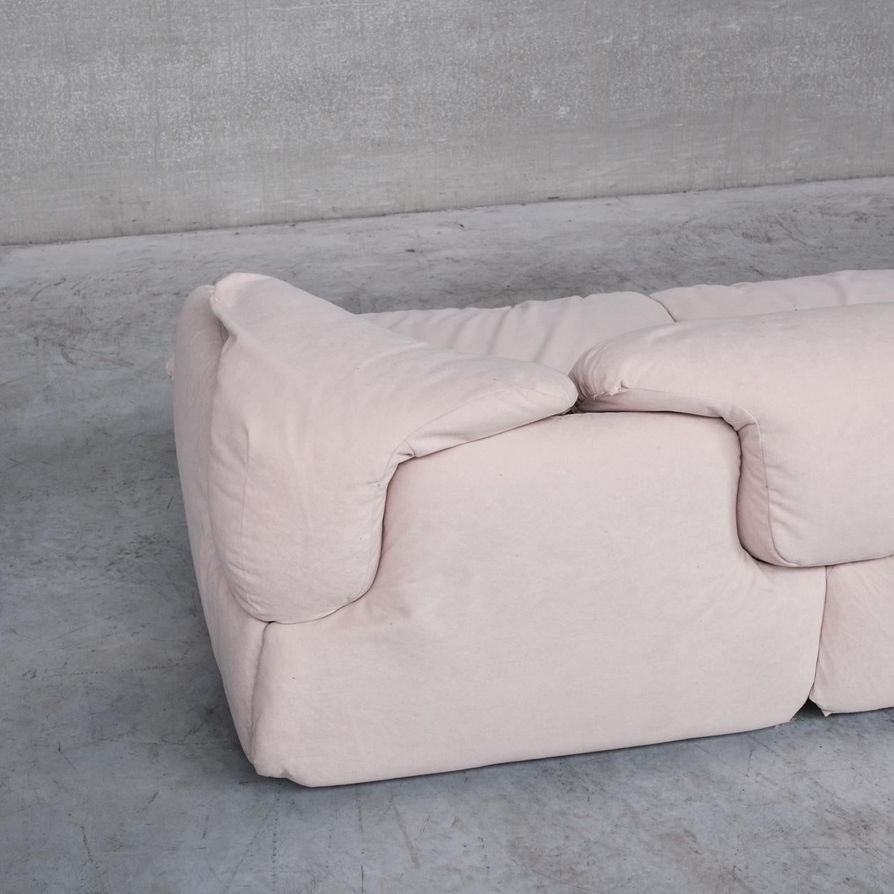 Alberto Rosselli Mid-Century 'Confidential' Three Seater Sofa for Saporiti 9