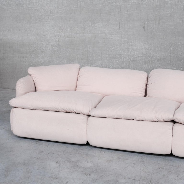Alberto Rosselli Mid-Century 'Confidential' Three Seater Sofa for Saporiti In Good Condition For Sale In London, GB
