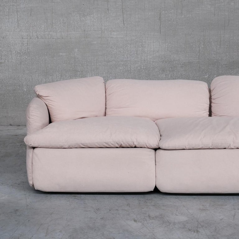 Alberto Rosselli Mid-Century 'Confidential' Three Seater Sofa for Saporiti For Sale 1