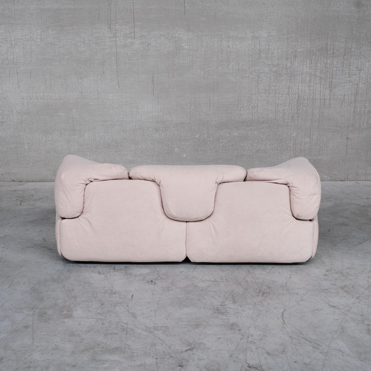 Alberto Rosselli Mid-Century 'Confidential' Two Seater Sofa for Saporiti 8
