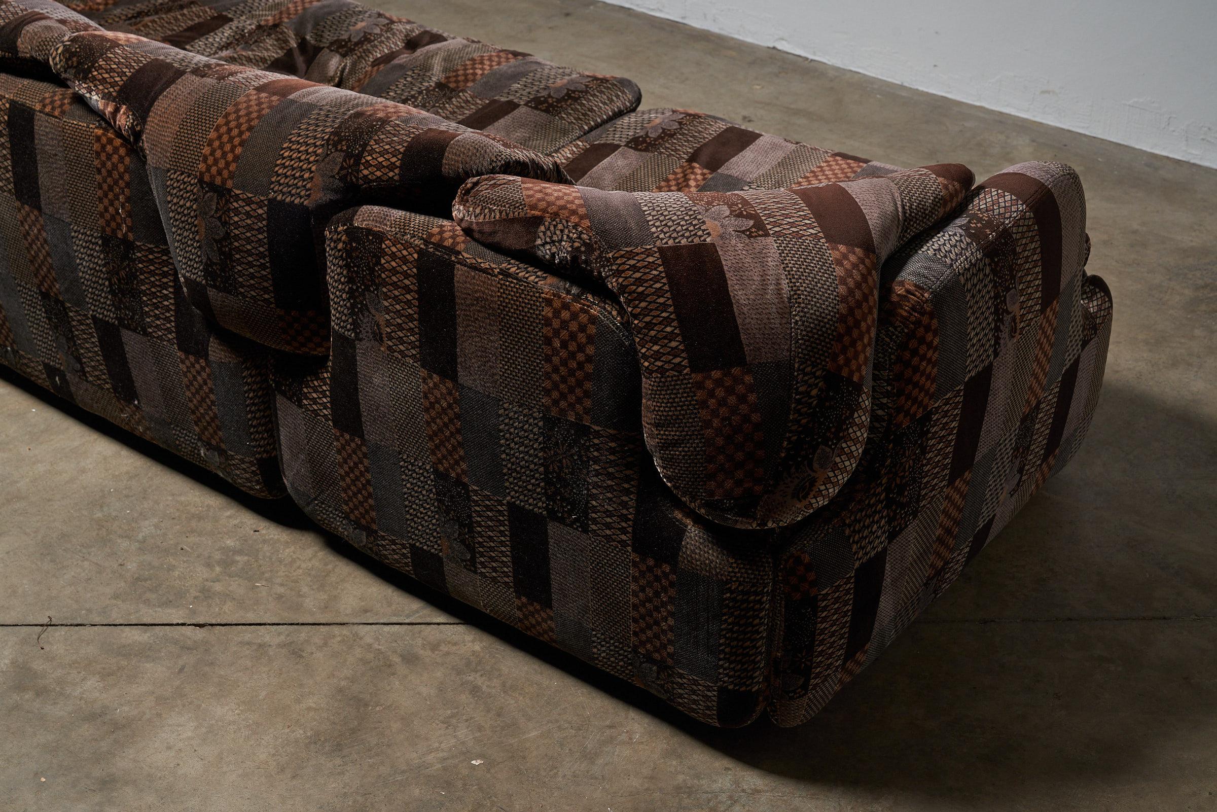 Alberto Rosselli, Saporiti Confidential sofa 3 places (2- & 1 Seater) en vente 2