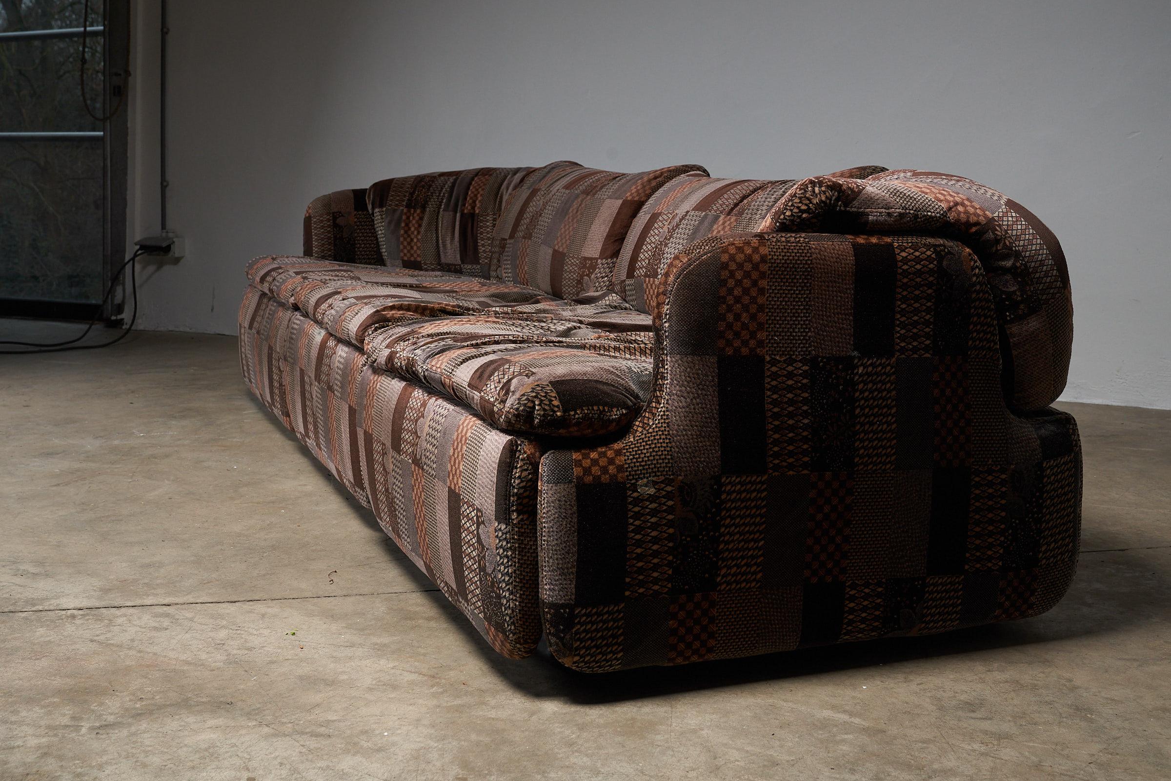 Fait main Alberto Rosselli, Saporiti Confidential sofa 3 places (2- & 1 Seater) en vente