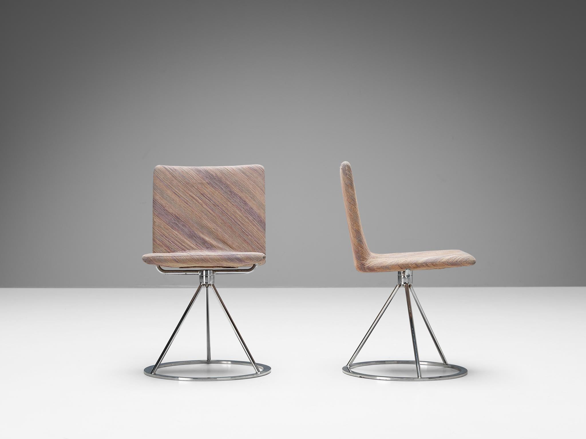 Alberto Salvati & Ambrogio Tresoldi für Saporiti: Set aus zehn Stühlen „Dania“ (Postmoderne) im Angebot