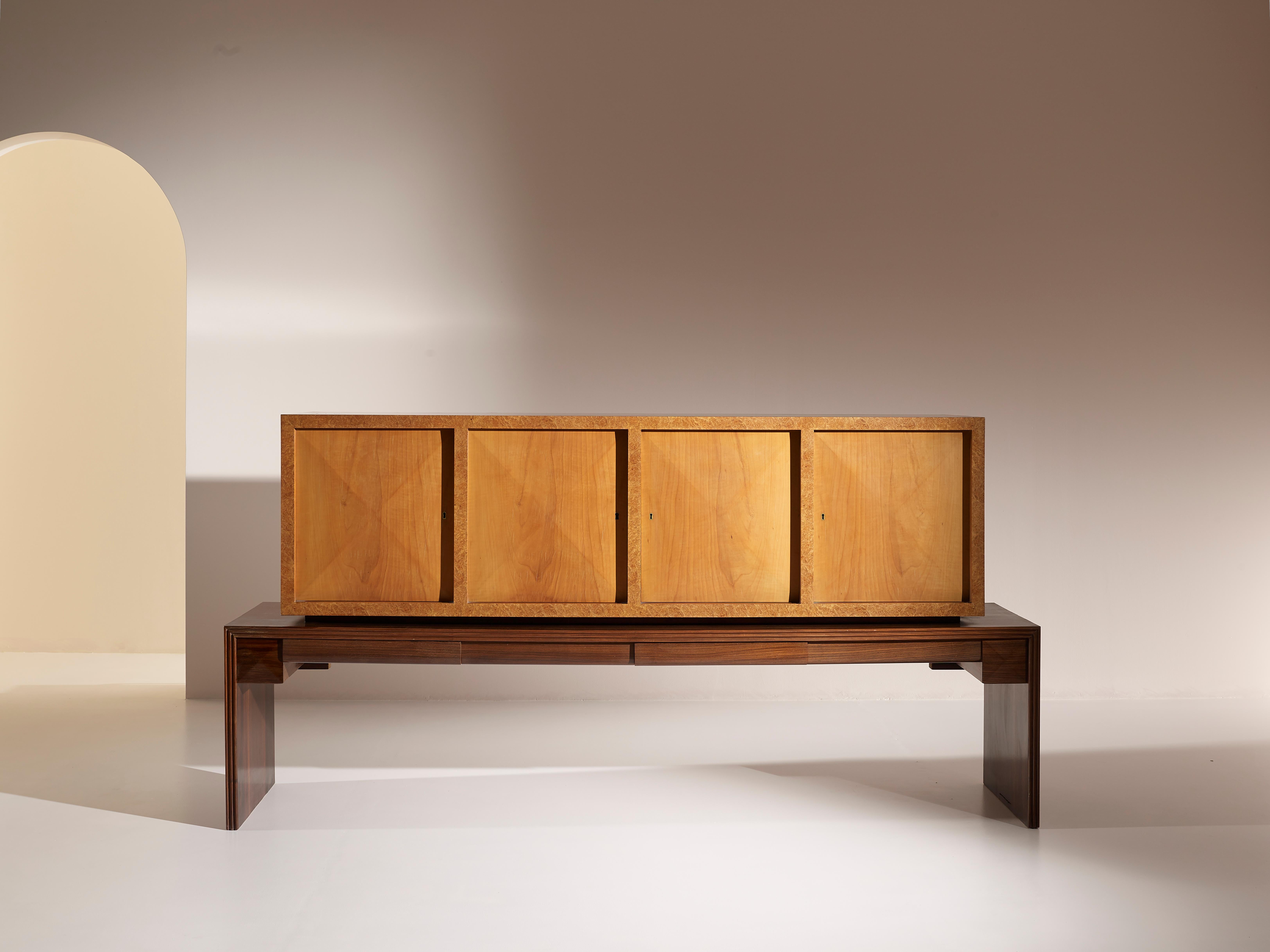 Neoclassical Revival Alberto Salvati and Ambrogio Tresoldi Sideboard Cabinet, Italy 1960s