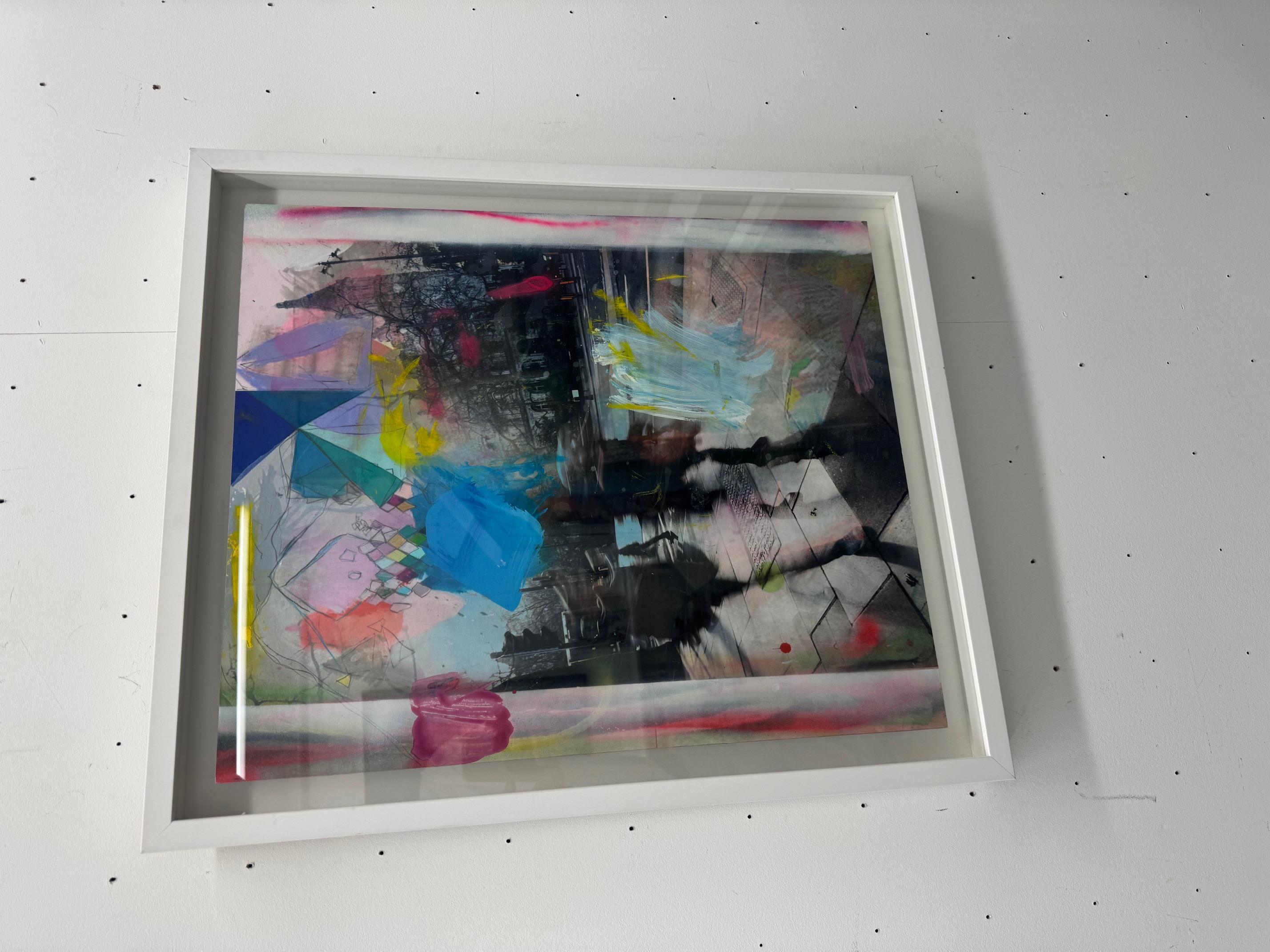 Boca Temporal - photographies, œuvres d'art contemporaines en techniques mixtes représentant une scène de rue en vente 5