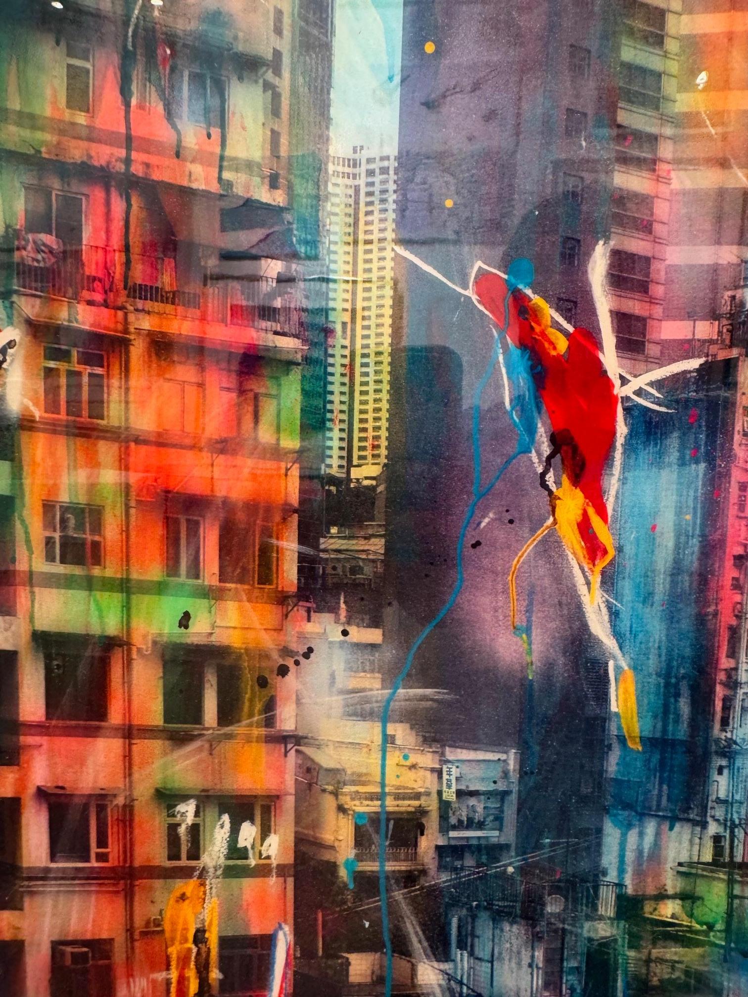 El Universo Conspire - œuvre d'art contemporain en techniques mixtes d'Alberto Sanchez en vente 2