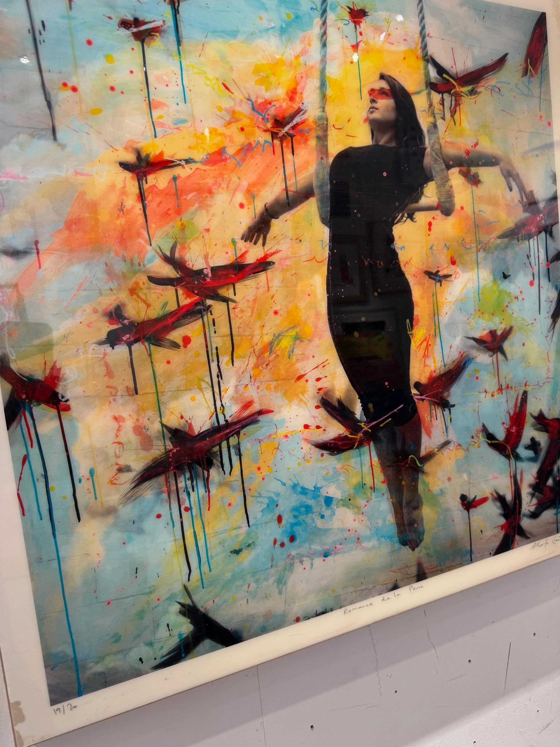 Romance de la Pena - œuvre d'art contemporaine en techniques mixtes d'Alberto Sanchez en vente 4