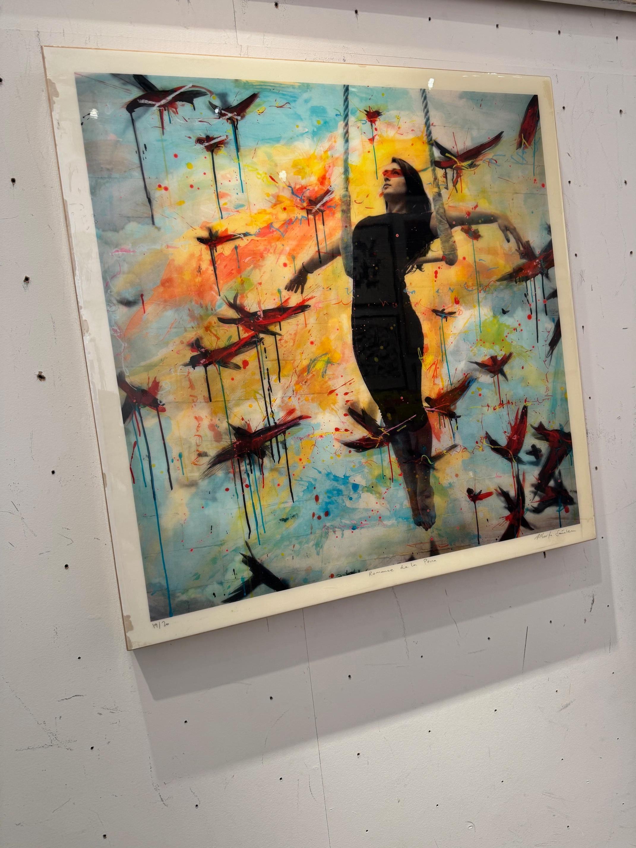 Romance de la Pena - œuvre d'art contemporaine en techniques mixtes d'Alberto Sanchez en vente 5