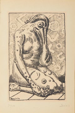 Alberto Savinio (1891-1952) - Da la nostra anima - lithographie sur papier - 1944
