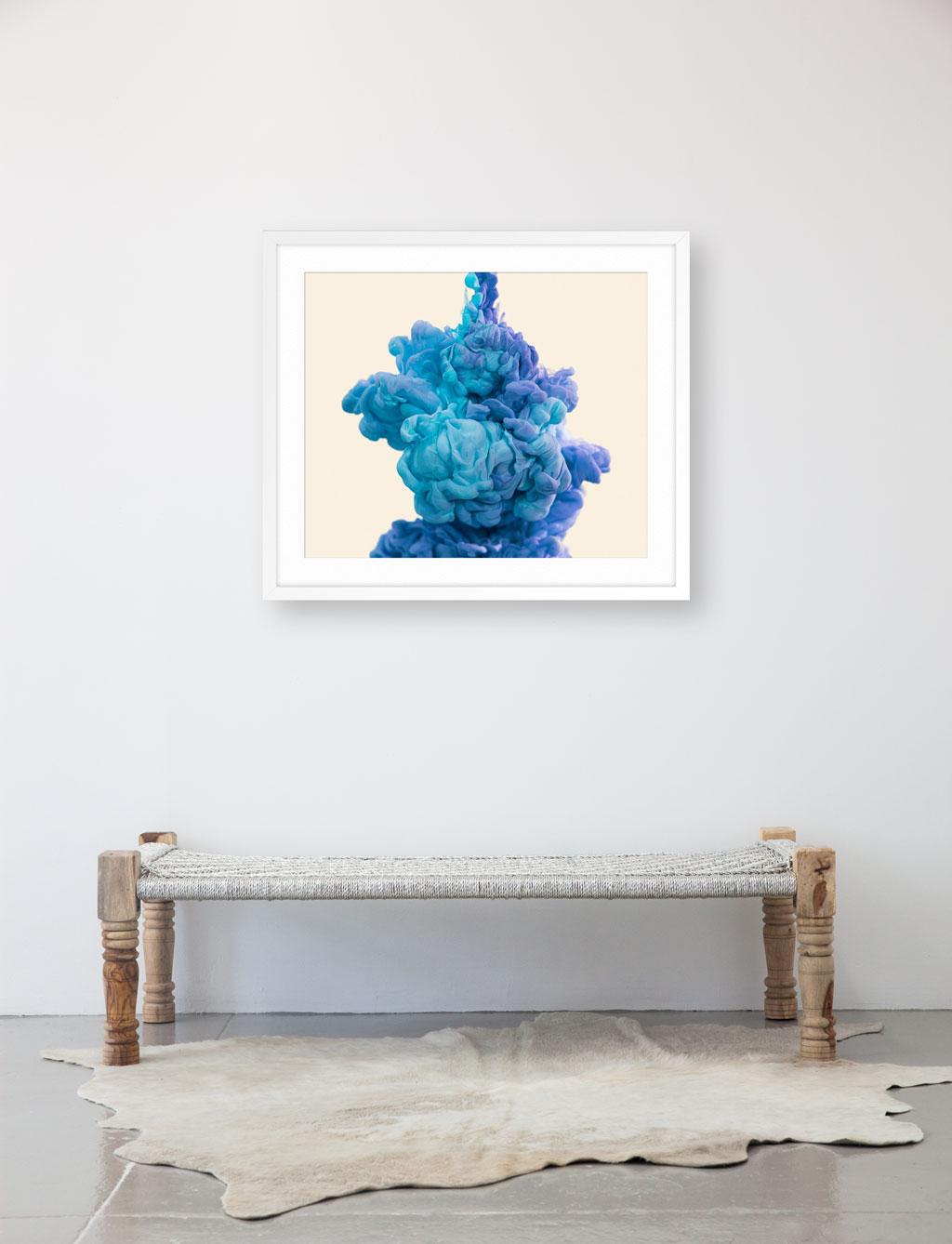 Splash Light Blue - Print by Alberto Seveso