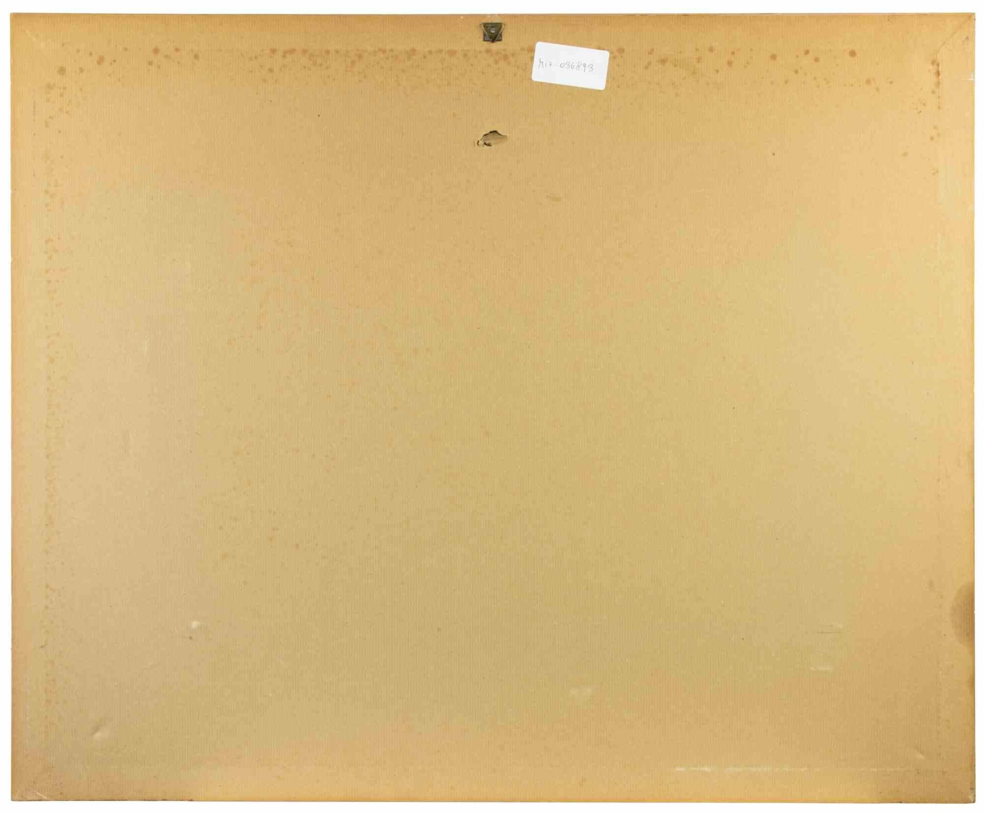 Paesaggio - Olio su tela di Alberto Sillani - Fine XX secolo 2