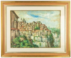 Paesaggio - Olio su tela di Alberto Sillani - Fine XX secolo