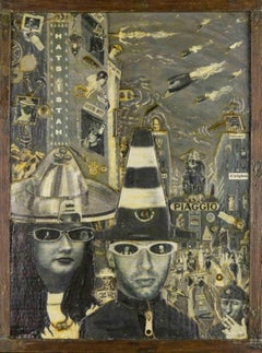 Hats-Stah - Mixed Media  by Alberto Sordi - 2011