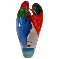 Alberto Toso for Cenedese Three Bird Murano Sculpture