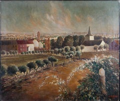 Alberto Tutino (1887-1948) - 1944 Oil, Italian Landscape